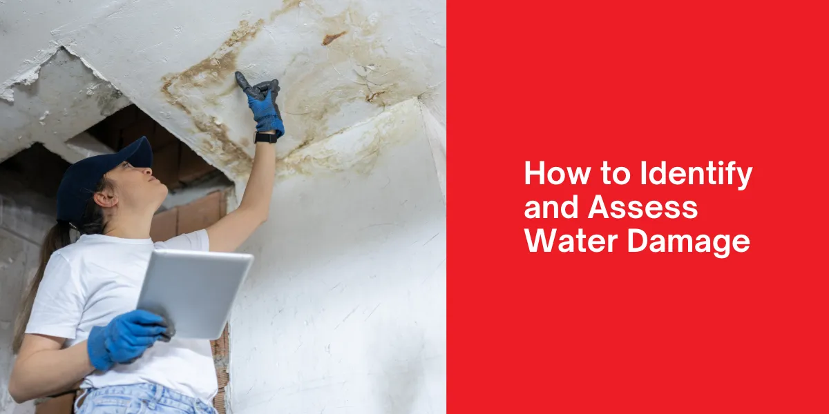 How to Identify and Assess Water Damage