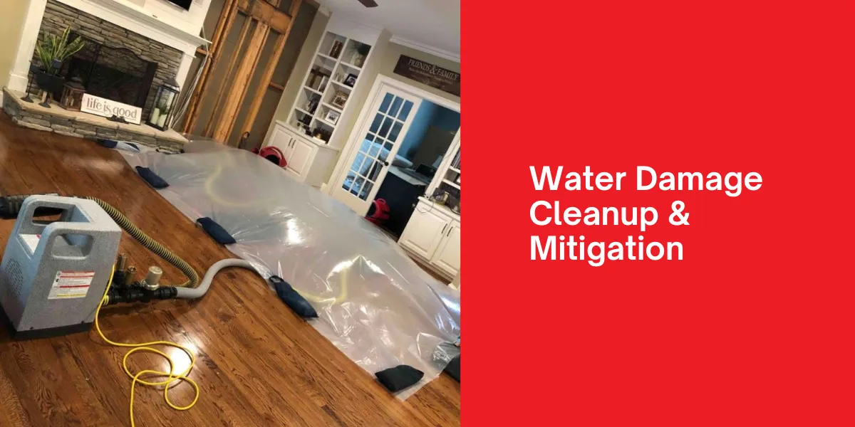 Water Damage Cleanup & Mitigation