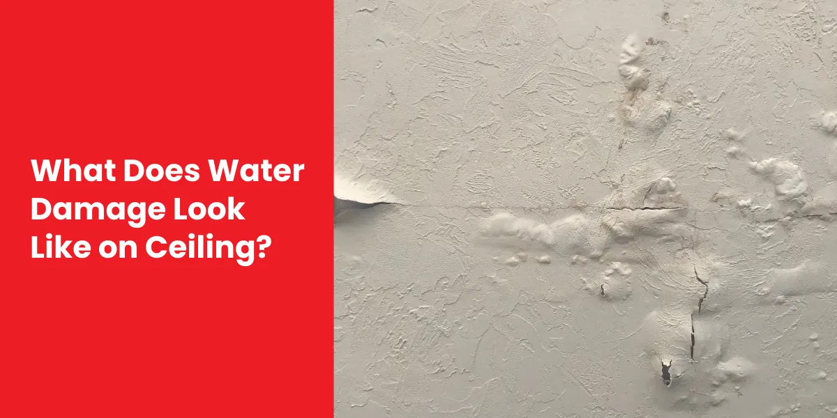 What Does Water Damage Look Like on Ceiling