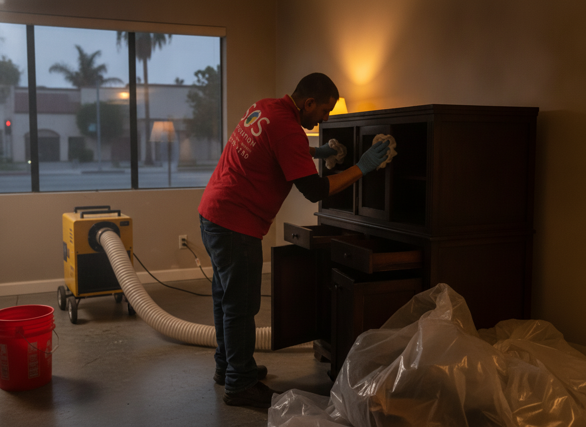 What fire- and smoke-related services does SOS Restoration offer?