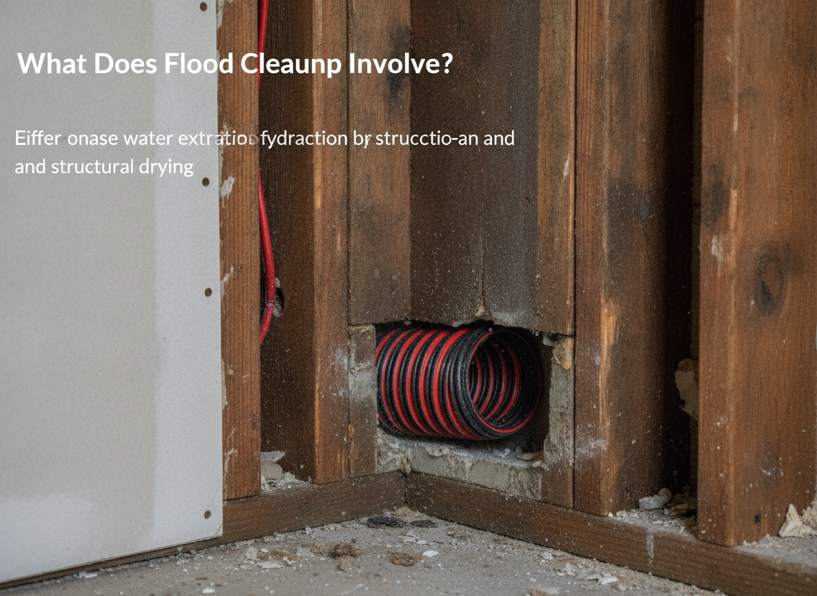 How do water extraction and structural drying differ?