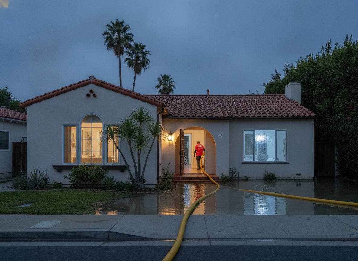 Water extraction and flood cleanup