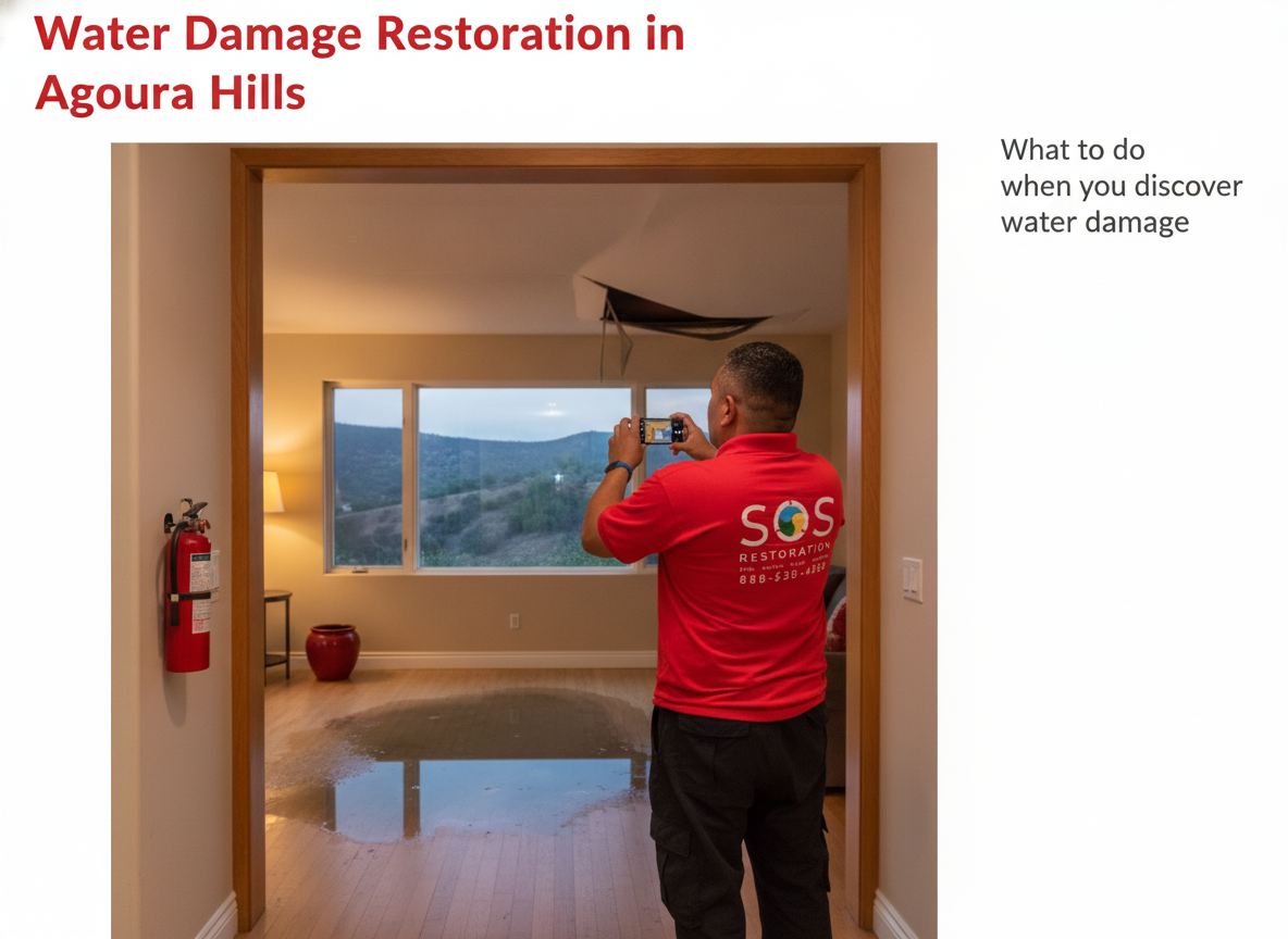 What to do when you discover water damage