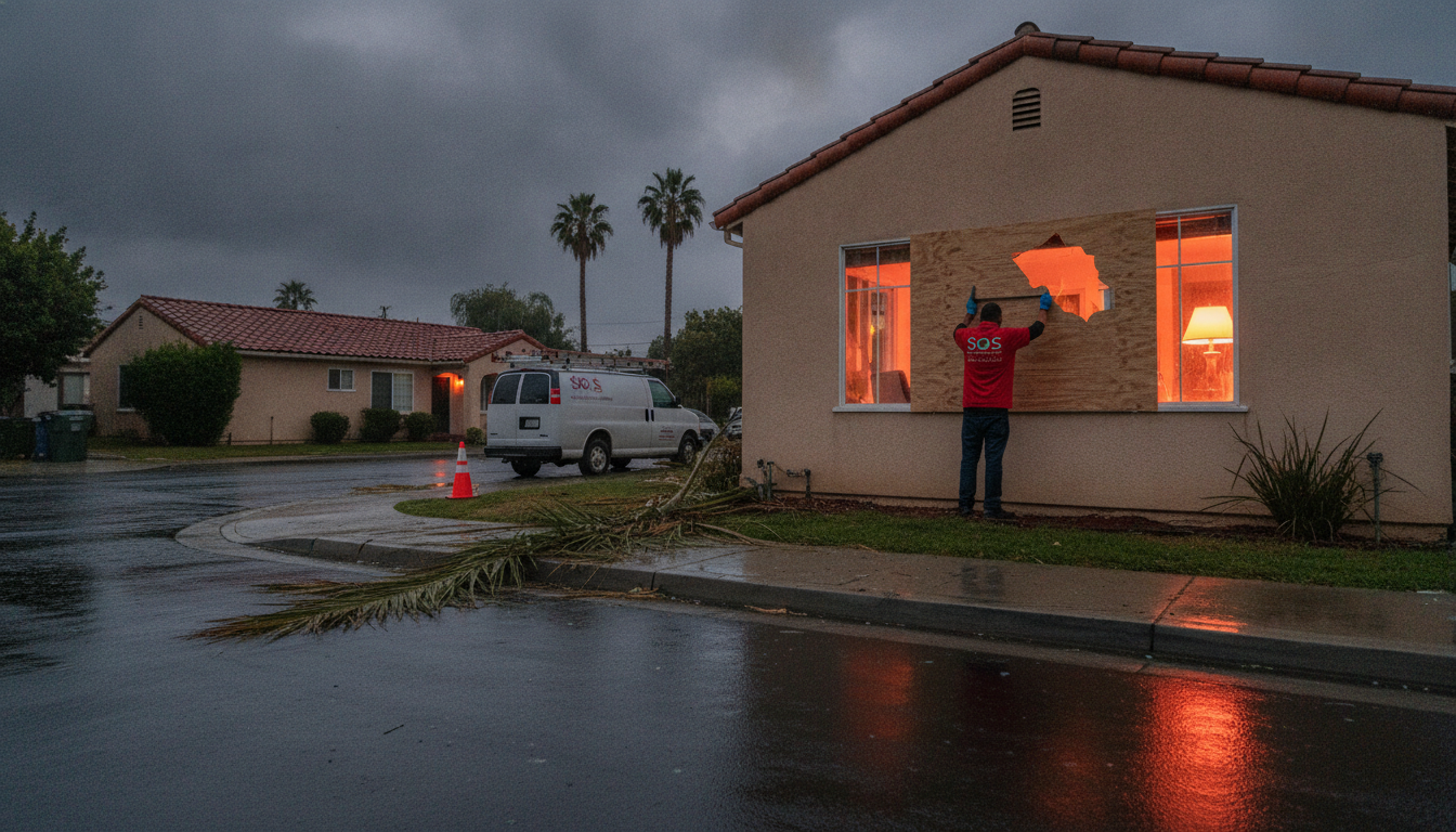 Emergency Storm Damage Repair in Los Angeles County: What Should You Do?