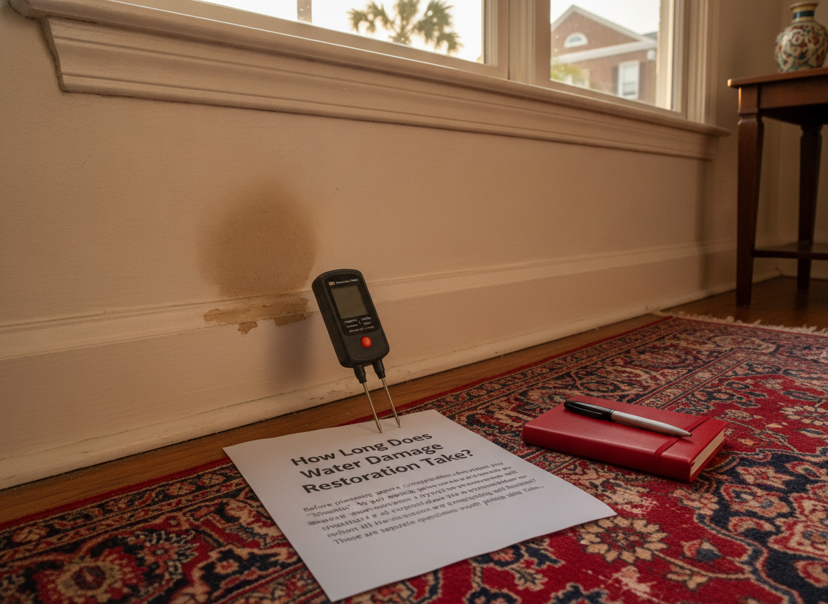 What should a restoration timeline actually cover?